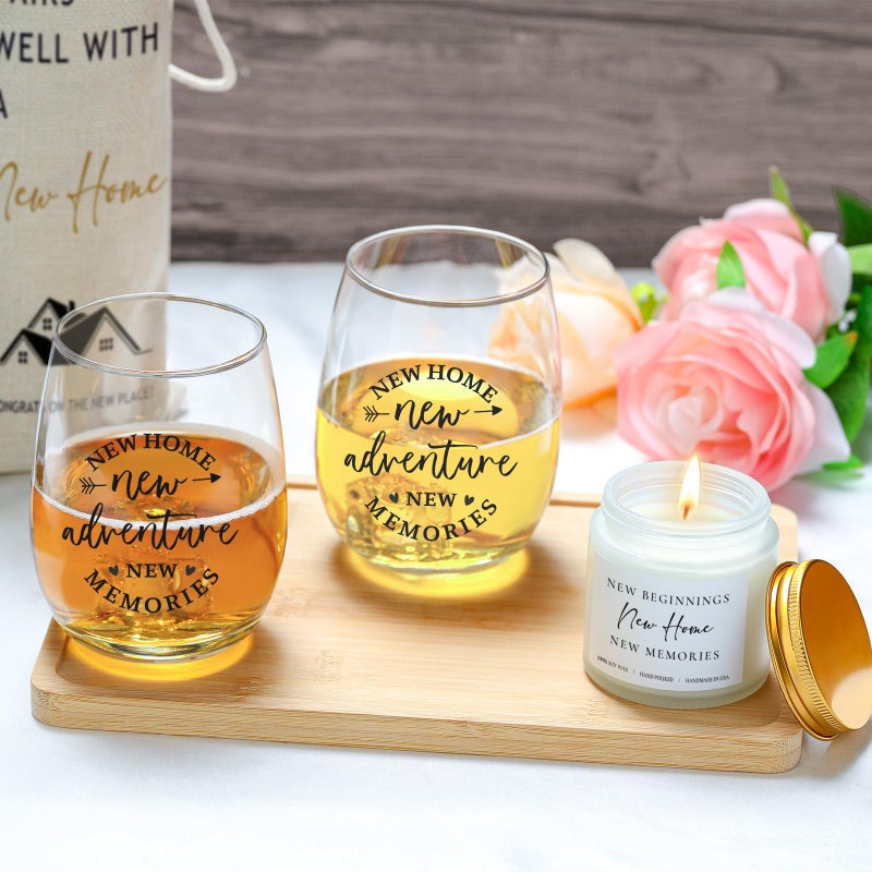 YENCHORN House Warming Gifts New Home Gifts for New Homeowners Housewarming Gifts New Home Gift Ideas Closing Gifts for Home Buyers New Home Gift Basket Housewarming Gifts for Couple Women Home Sweet Home - Image 2